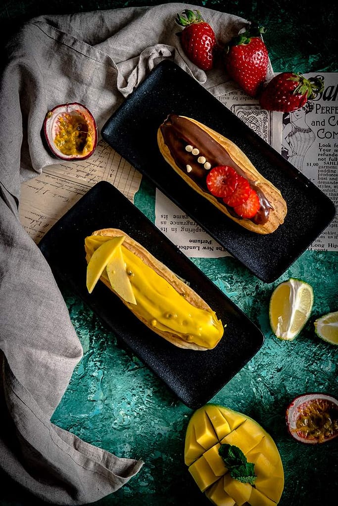 Read more about the article Mango and Passionfruit Éclair