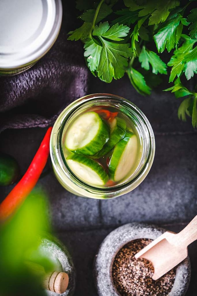 Read more about the article Quick Pickled Cucumbers