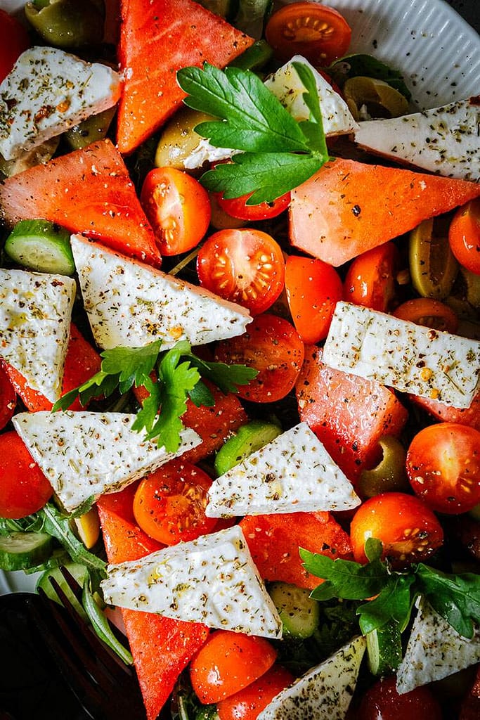 Read more about the article Marinated Feta and Watermelon Salad