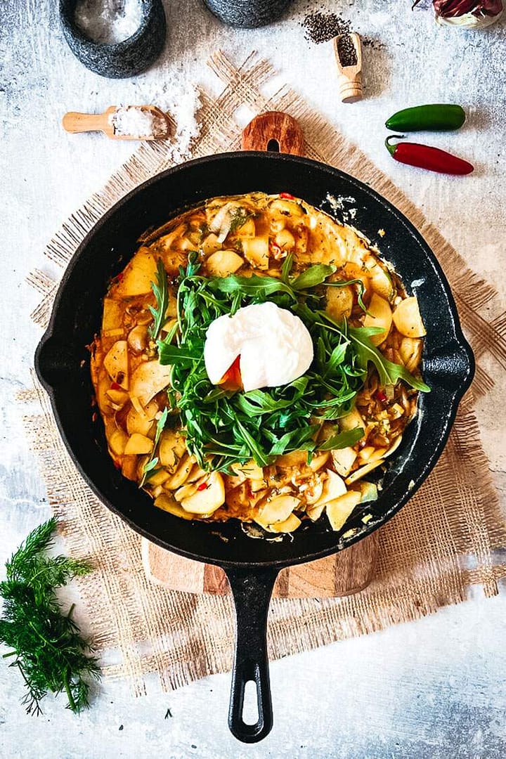 Read more about the article Spanish Omelette with Poached Egg