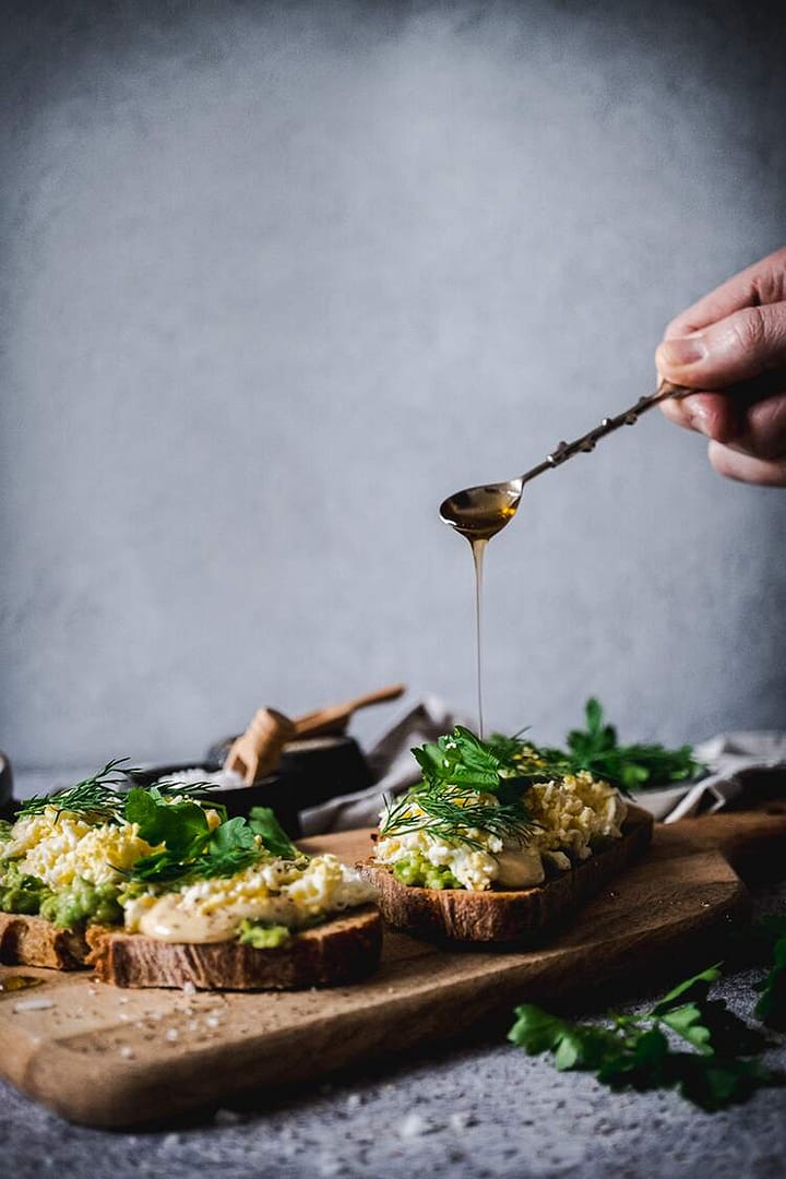Avocado Toast with Grated Egg