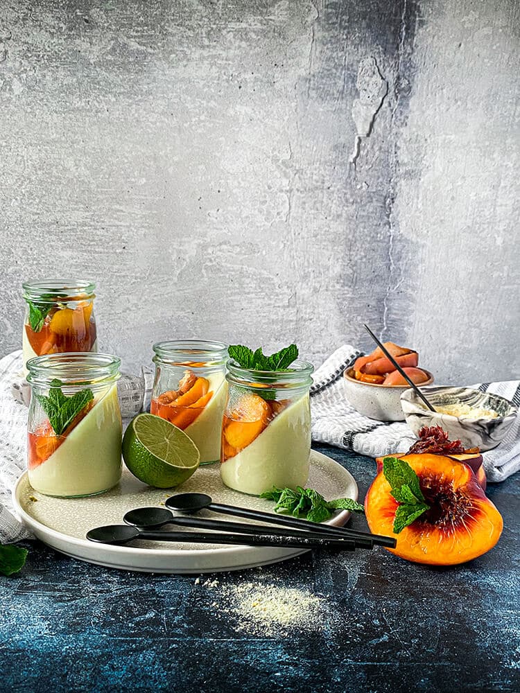 Read more about the article Panna Cotta with Roasted Peach and Nectarine