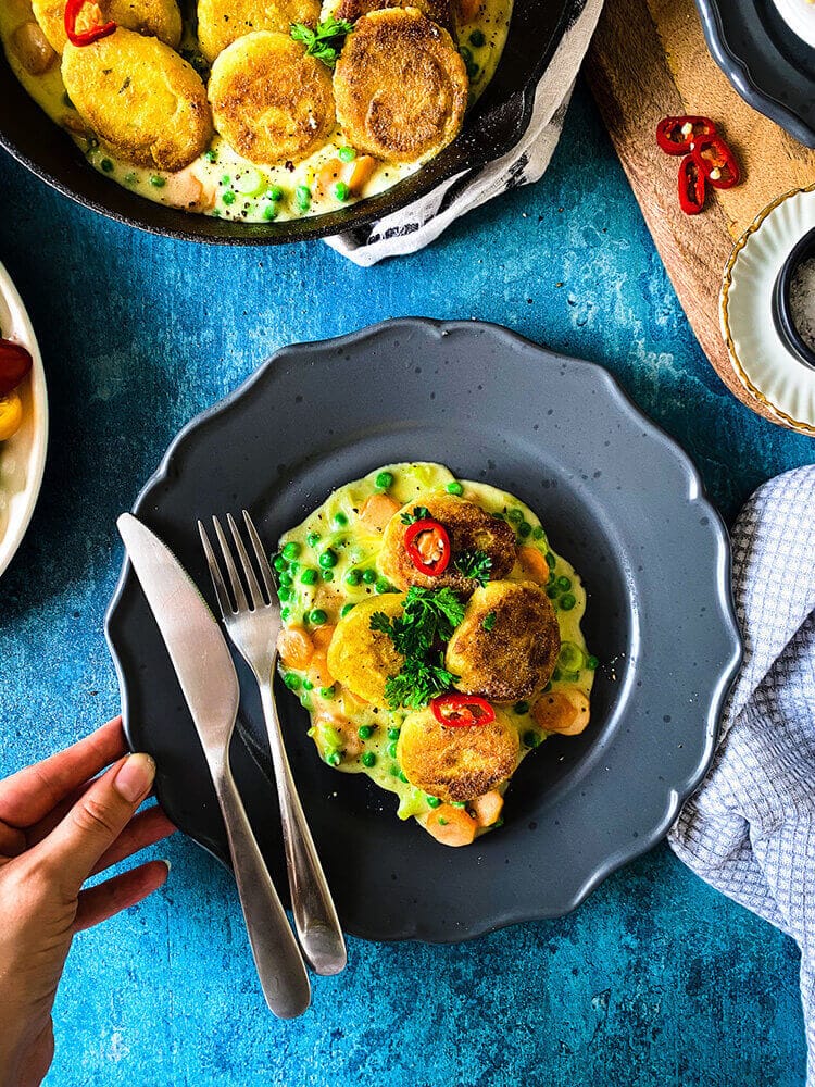 Read more about the article Potato Pancakes with Veggie Sauce