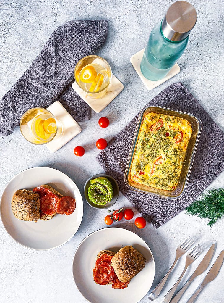 Read more about the article Oven-Baked Omelette with Peas and Tomatoes
